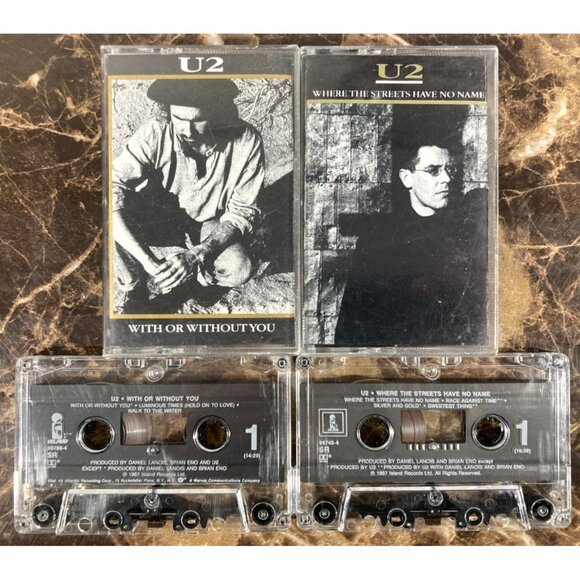 Lot of 9 U2 Cassette Tapes Boy October Under A Blood Red Sky Joshua Tree Tested - Picture 7 of 8